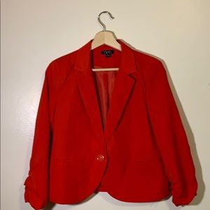 Red blazer